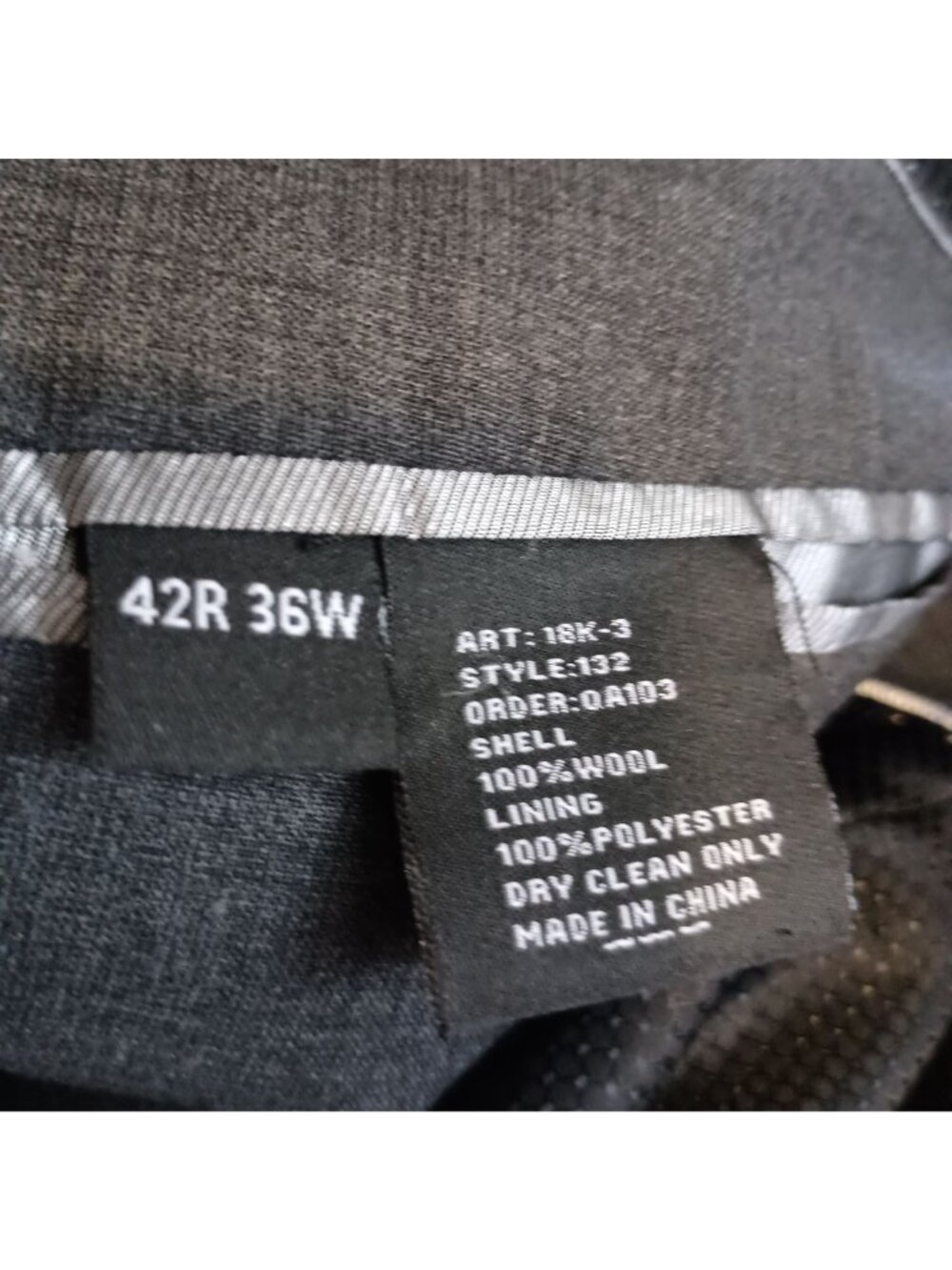 Louis Raphael Luxe Gray Wool Suit Jacket Blazer 42R Tailored Fit 3 Button - Picture 3 of 10